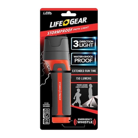 Dorcy Life+Gear 150 lm Red LED Signal Light AA Battery BA38-60634-RED